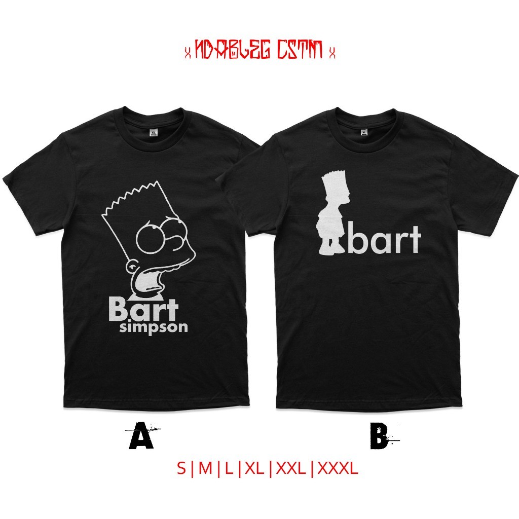 kaos cartoon bart simpson kaos simpson