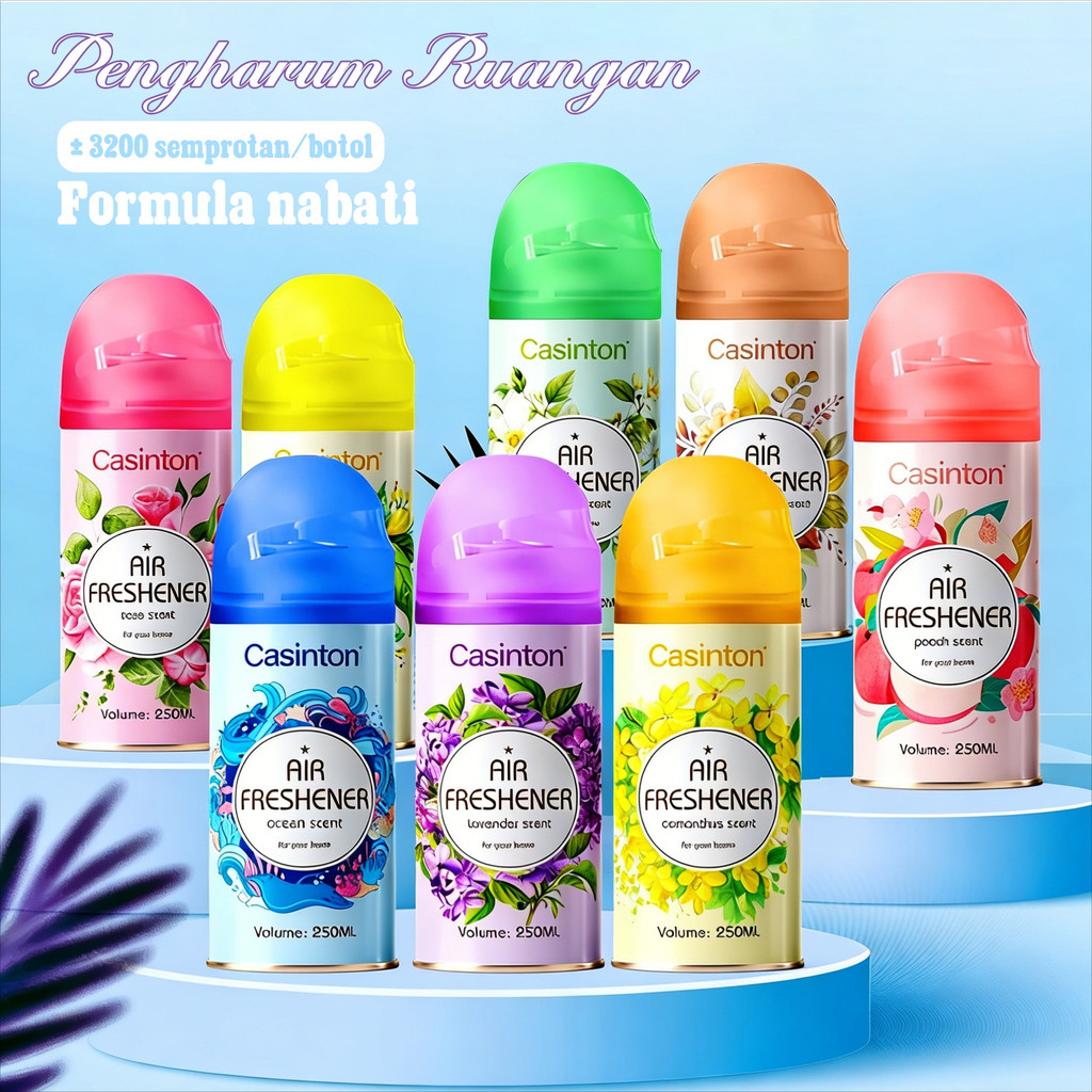 Stella Mini Matic Refill Green Fantasy 250ml  - Pengharum Ruangan Otomatis Wangi Toilet Kamar Mobil