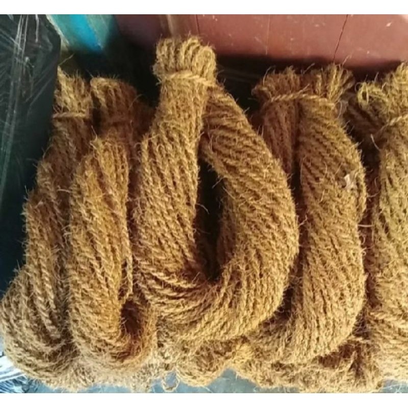 tali tambang sabut kelapa/cocofiber 60meter tali sabut kelapa