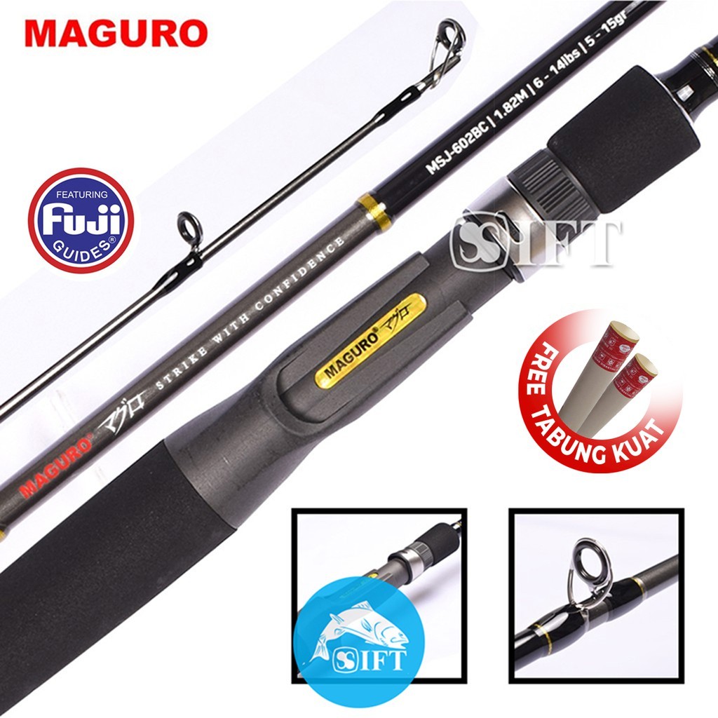 Joran BC Maguro SPEED JERK 182 | 200CM | Fuji | Pancing Baitcasting | IFT Pro