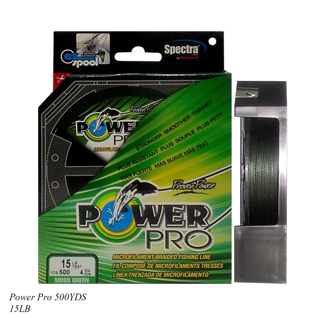 Senar PE Power Pro 500yds (Pilih Ukuran - Warna Sesuai Gambar) | IM Pancing