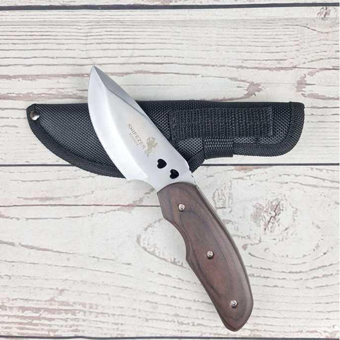 Pisau Survival Knife Full Tang Fixed Blade Outdoor Hunting Camping - BUck