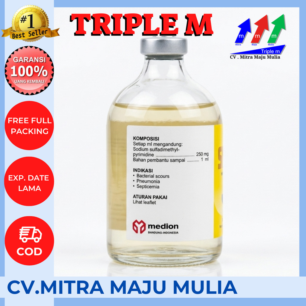 TERBARU SULPIG 100ML - OBAT HEWAN ANTIBIOTIK SPEKTRUM LUAS BABI MEDION