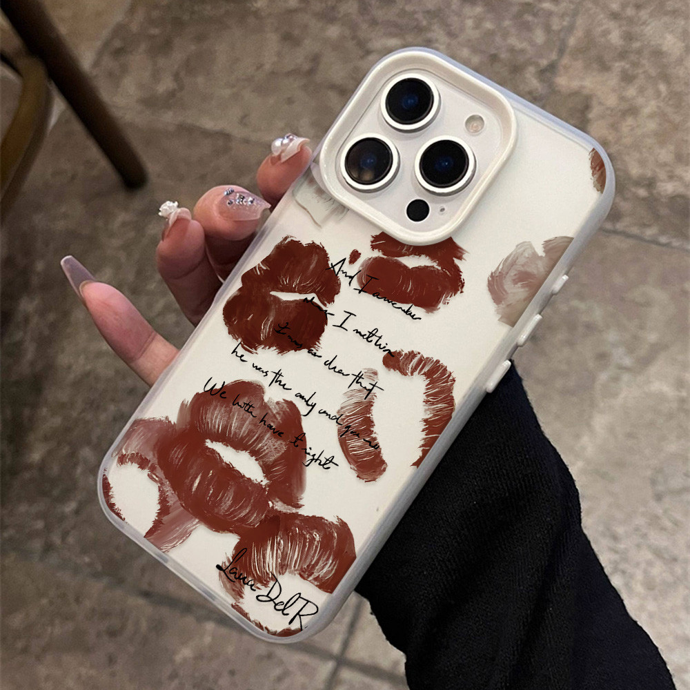 UCASE Love Note Lipstick Case  iPhone 11 13 12 16 14 15 Pro MAX XR XS MAX 7Plus 8Plus SE 7 8 Plus Ic