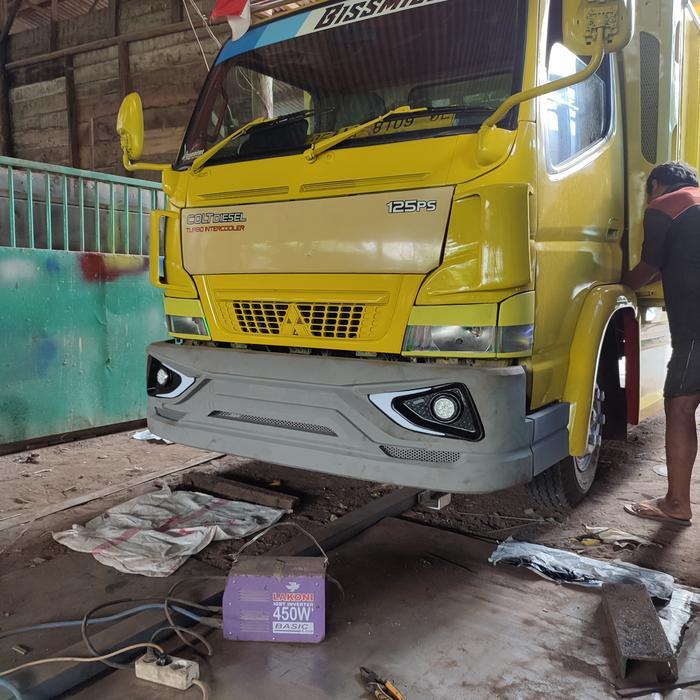 bemper truk canter model jet bus