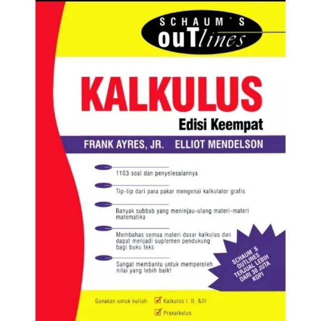 Kalkulus edisi keempat schaum by frank ayres