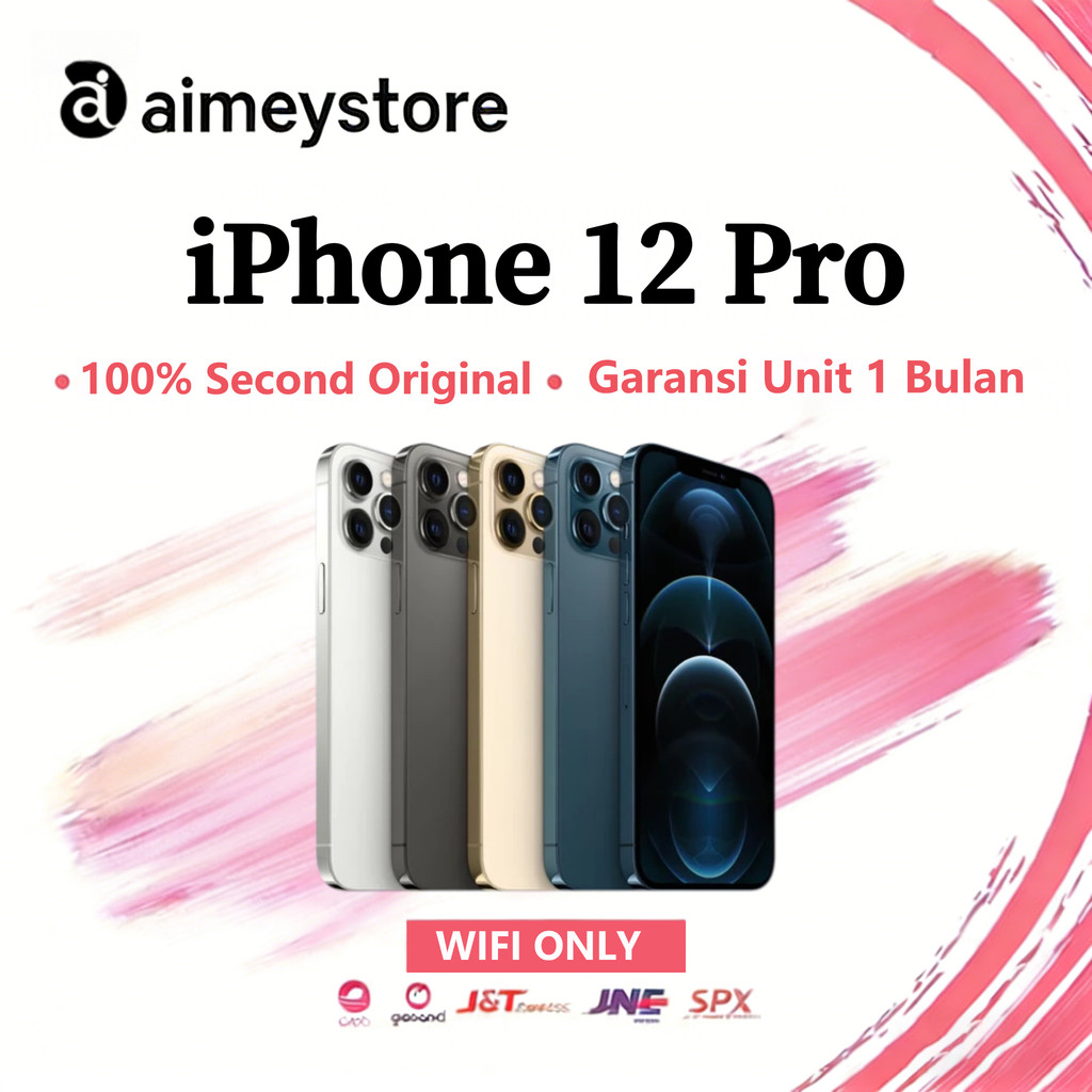 IPhone 12 PRO WIFI ONLY Game/Live 128GB 256GB 512GB Bekas Second Original Mulus Fullset