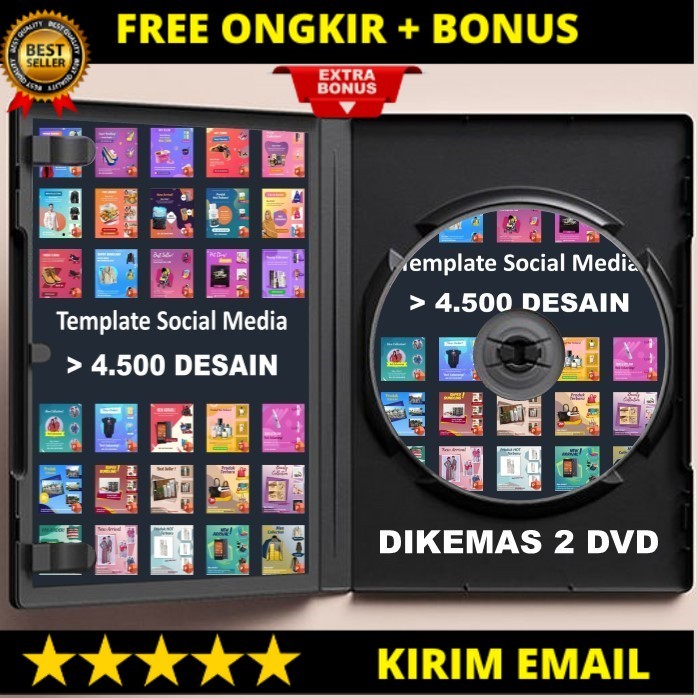 Template Instagram Facebook Youtube Format Powerpoint GRATIS UPDATE