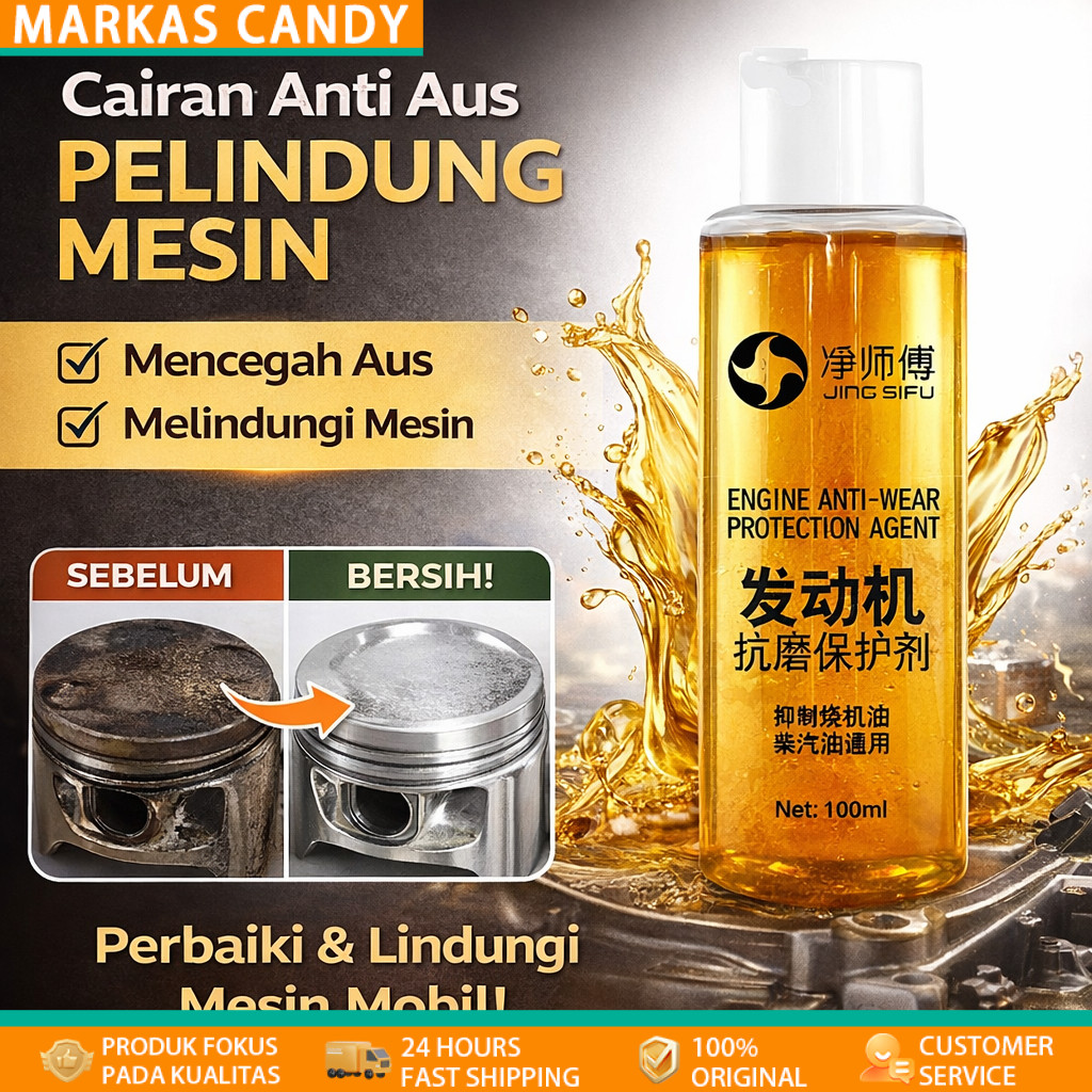 Aditif Oli Anti Aus Mesin /Cairan Perbaiki Mesin Mobil /Aditif Oli Perlindungan Mesin / Anti Aus Efe