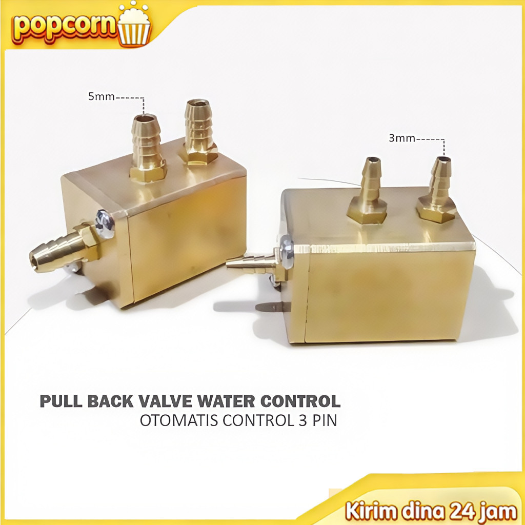Sparepart dental unit pull back valve water control