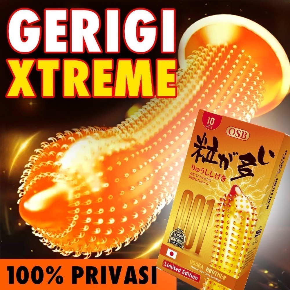PROMOO Kondom 001 Efek Prang Sang Climax Berduri Bergerigi Tipis