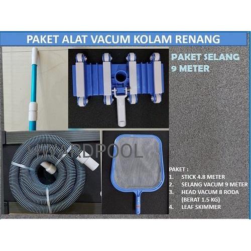 PAKET ALAT PEMBERSIH KOLAM RENANG - ALAT VACUUM KOLAM RENANG
