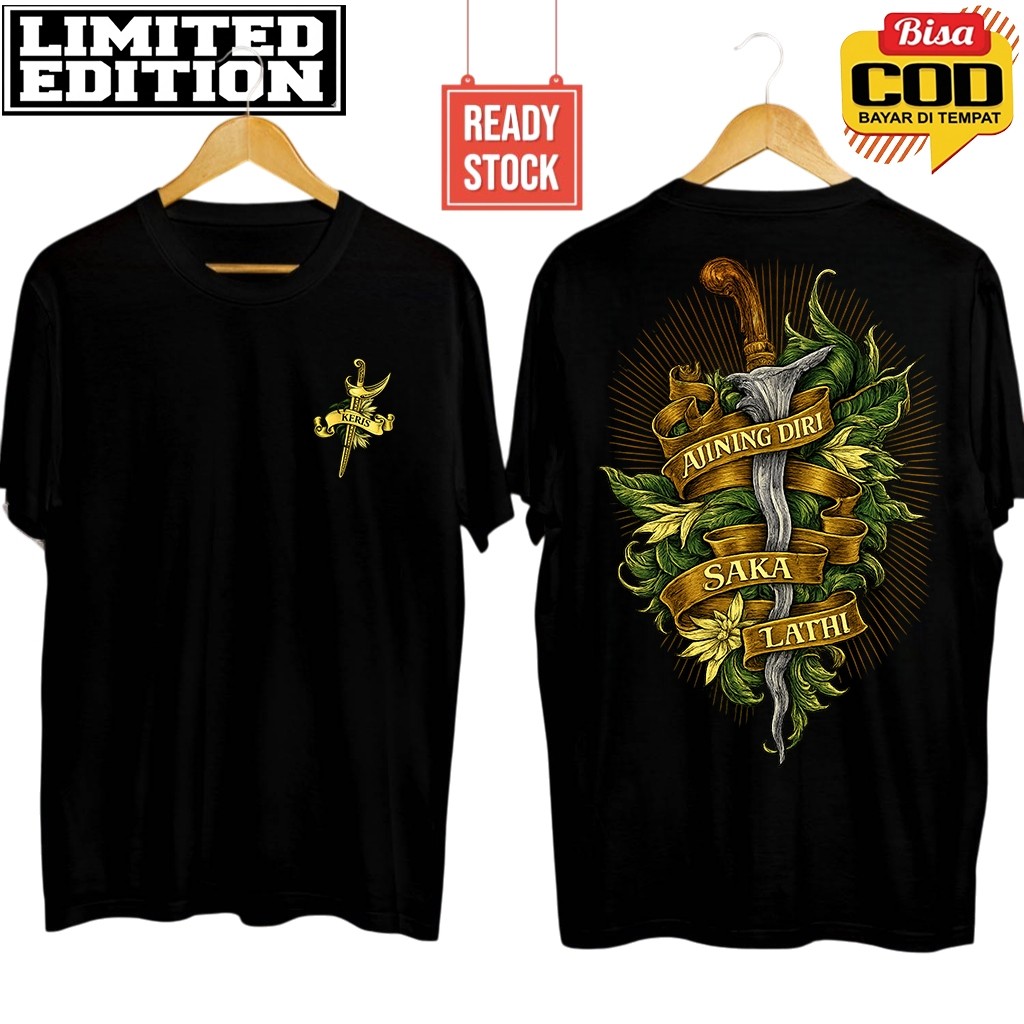 KAOS BUDAYA JAWA AJINING DIRI SAKA LATHI TERLARIS