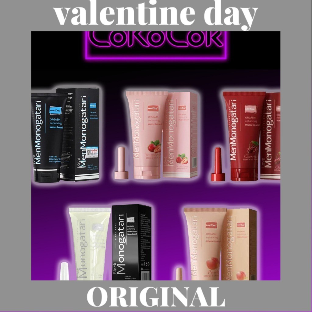 Paling Banyak Dicari - ( PLMS ALL READY ) PELUMAS LOVE MEN MONOGATARI 200ml LUBRICANT WATERBASED ASL