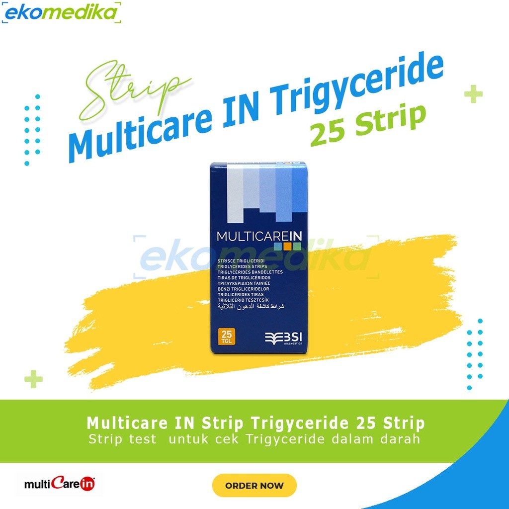 Multicare In TG Trigliserid | Strip Trigliserida Multicare In ED 03/2027
