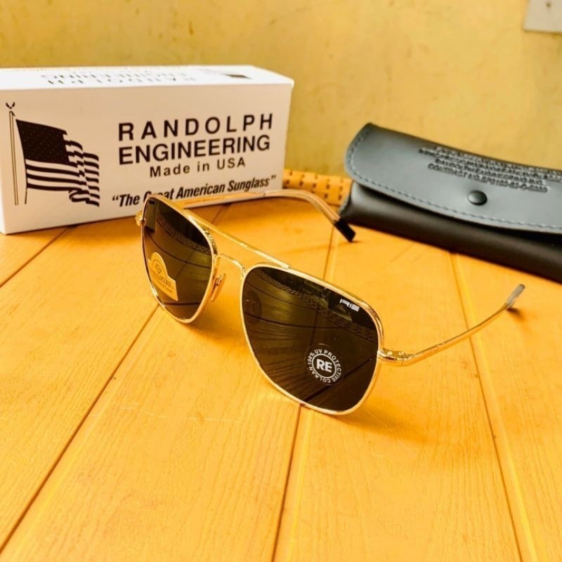 KACAMATA RANDOLPH ENGINEERING 56 KACAMATA FASHION ORIGINAL PRIA WANITA ELEGAN LENSA KACA DIAMOND ASL