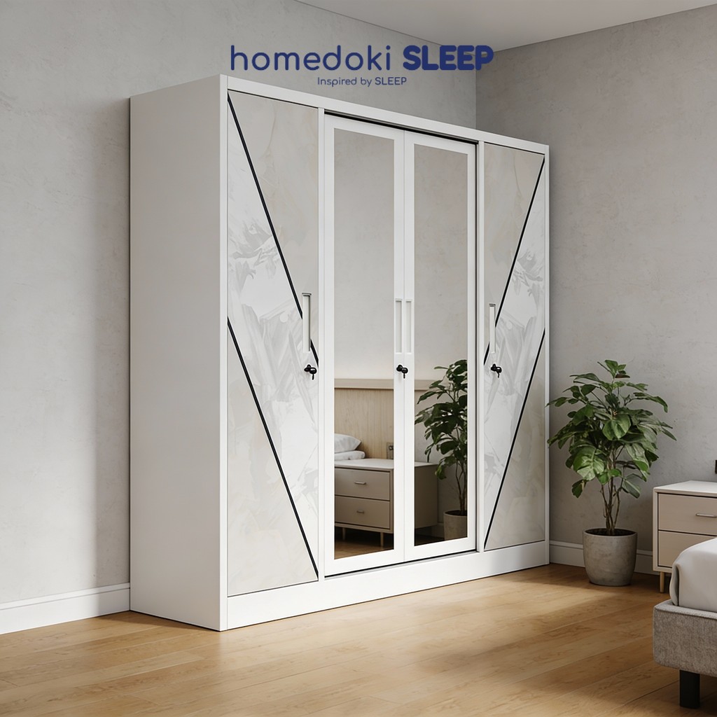 Homedoki Lemari Pakaian/Lemari Pakaian /Lemari Baju/Lemari Baju /Lemari Baju Aesthetic