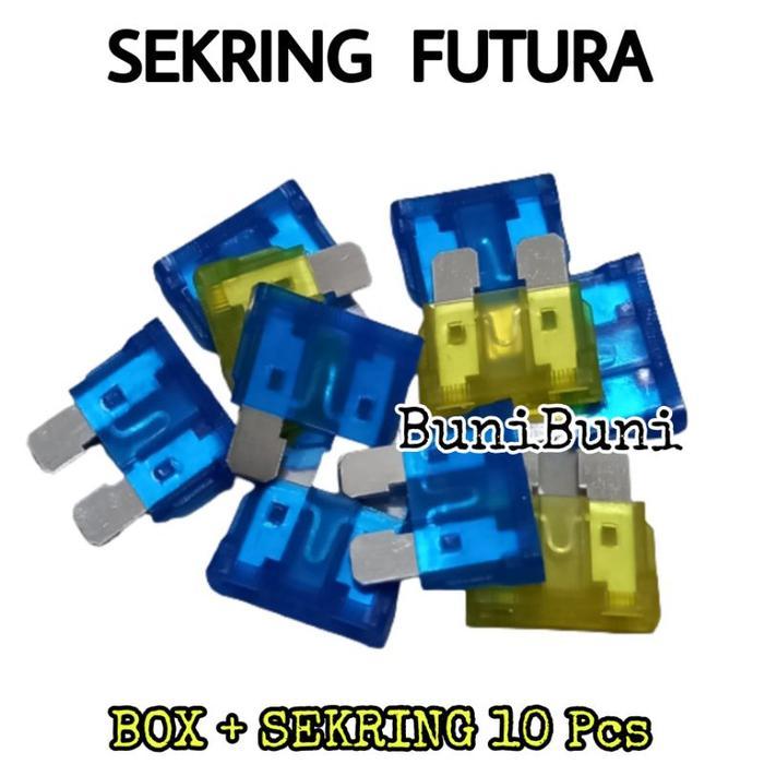 Fuse Box / Rumah Kotak Sekring Sikring Untuk Mobil FUTURA & T120SS - BOX +KOMPLIT SEKRING