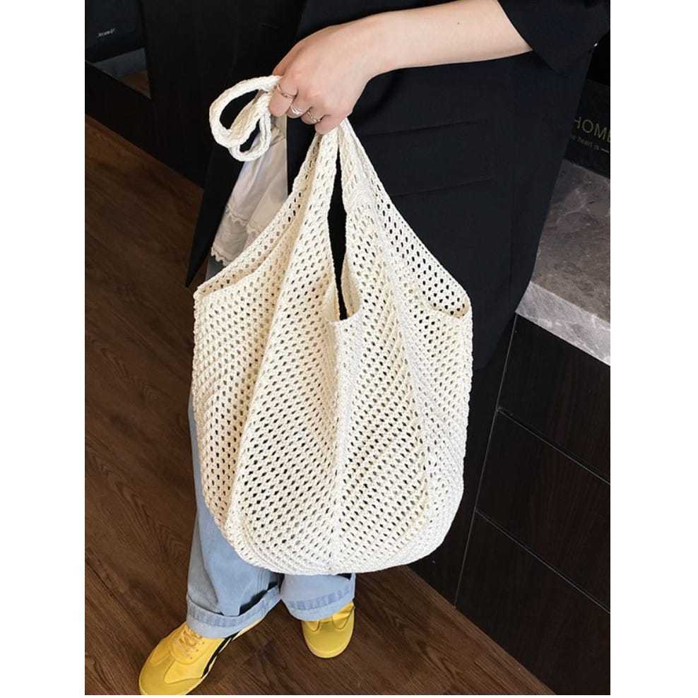 Tas Rajut Wanita Terbaru | Tas Santai Fashion Korea Model Kekinian