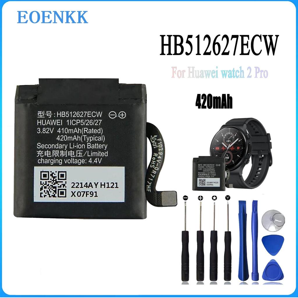 HB512627ECW Battery For Huawei WATCH 2 Pro 4G 2Pro EO-DLXXU Porsche Design WATCH GT FTN-B19 420mAh O