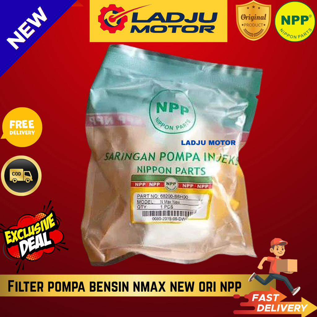 FILTER POMPA BENSIN FUEL PUMP PAMPERS NMAX NEW 68200-B6H00 ORIGINAL NPP PREMIUM