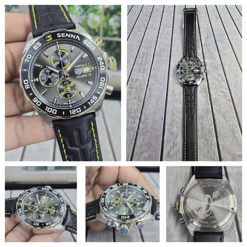 HUEUR CALIBRE 16 CHRONOGRAPH QUARTZ JAPAN