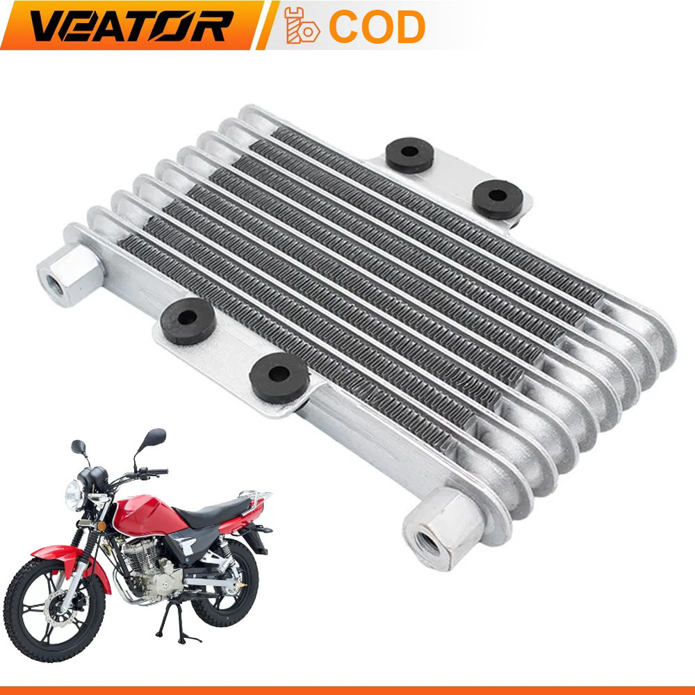 FJS - Radiator Mesin Pendingin Oli Sepeda Motor Unviersal Radiator Mesin Pendingin Aluminium 125ml R