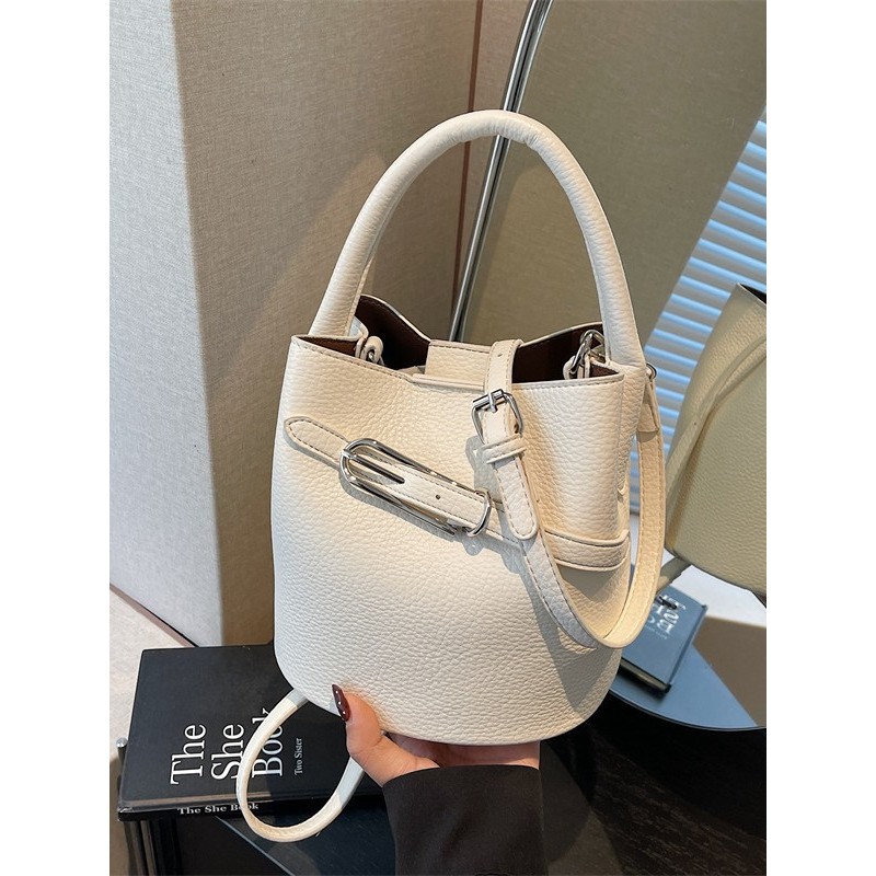 Tas ember genggam mewah baru, tas bahu komuter fashion, tas selempang
