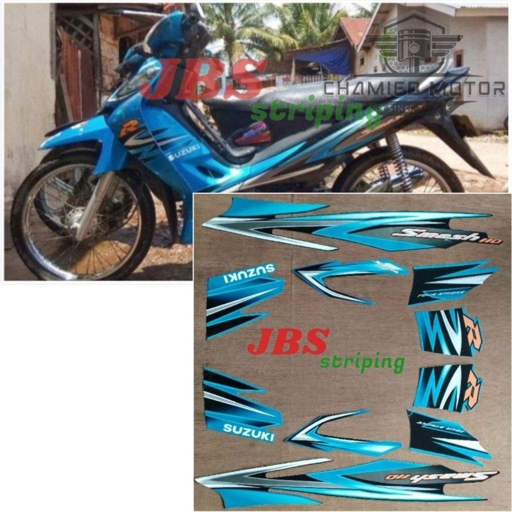 sticker/striping set suzuki smash new