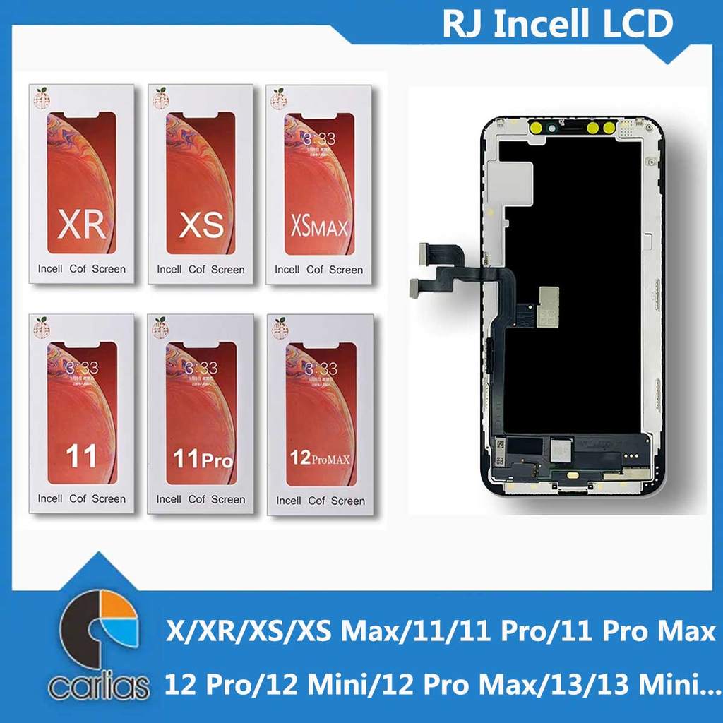 1 Piece RJ Incell Replacement Touch Screen gitizer LCD Assembly for iPhone X XR XS 11 12 13 14 15 16