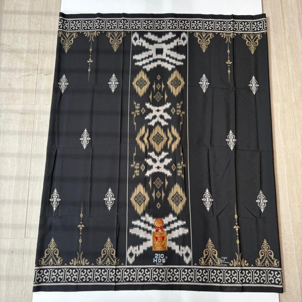 PUTRA ANNUR - SARUNG SAMARINDA HDS/ SARUNG ANNUR TERBARU UKURAN JUMBO/ SARUNG WARNA HITAM MOTIF BHS 