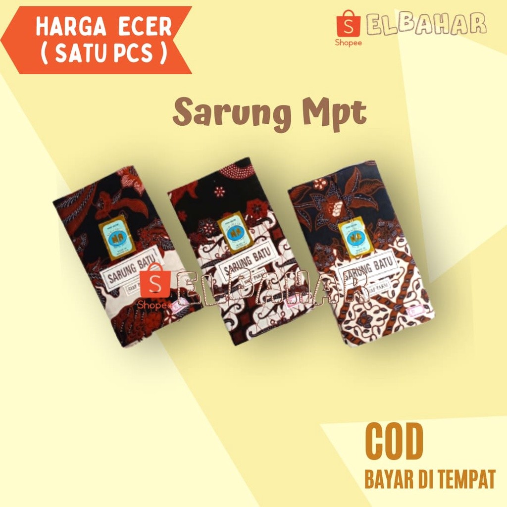TERBARU Sarung Batik MPT | Sarung Pria Batik Jogja Solo | Sarung Dewasa