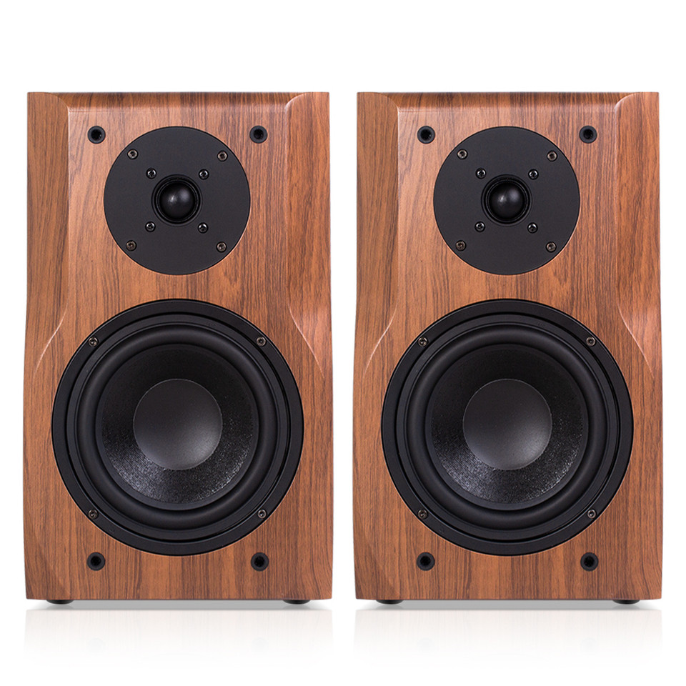 65 Inch Passive Speaker 25~200W Bookshelf Speakers 4Ohm HIFI Auo Wooden Loudspeaker For Home Theater