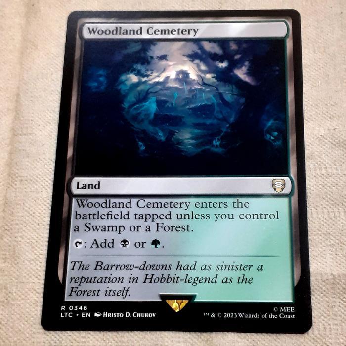 MAGIC THE GATHERING MTG Woodland Cemetery LOTR
