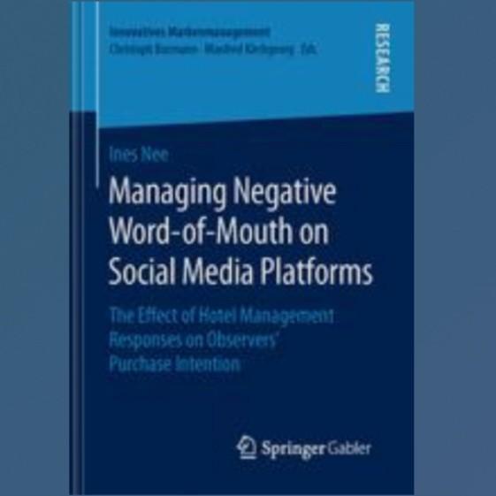 Buku Managing Negative Word-of-Mouth on Social Media Platforms