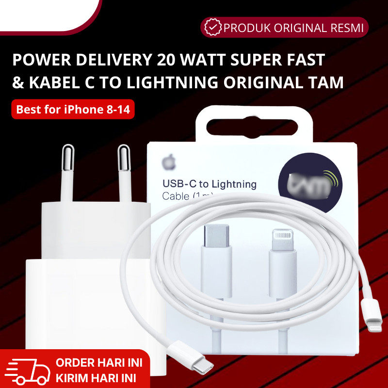 Kabel Data iPhone Lightning Original Look 20W iPhone 7 8 X 11