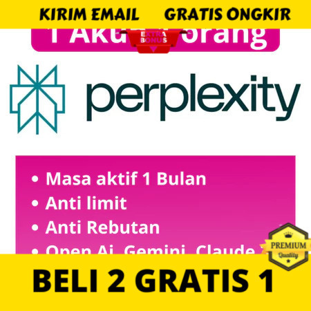 PERPLEXITY AI PRO PRIVATE ANTI REBUTAN DEEPSEEK CLAUDE OPEN AI 1 BULAN