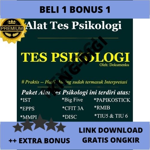 PROMO Software Alat Tes Psikologi / Aplikasi Skoring Psikotes