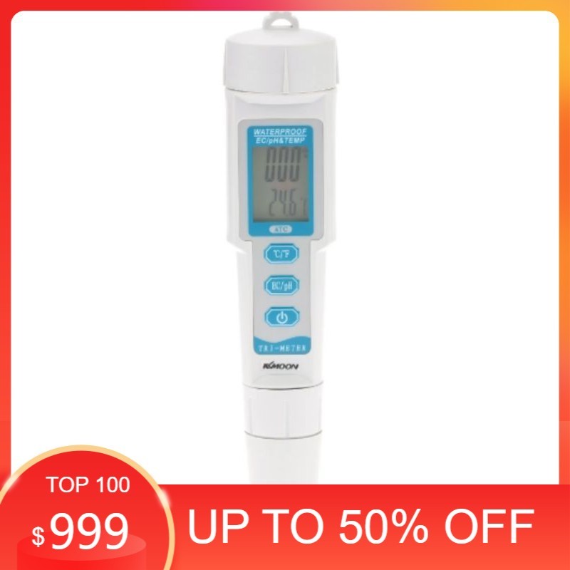 Temukan DRINK WATER 3IN1 QUALITY TESTER 983 MEDIDOR PH AGUARIUM PEN ACIDOMETER