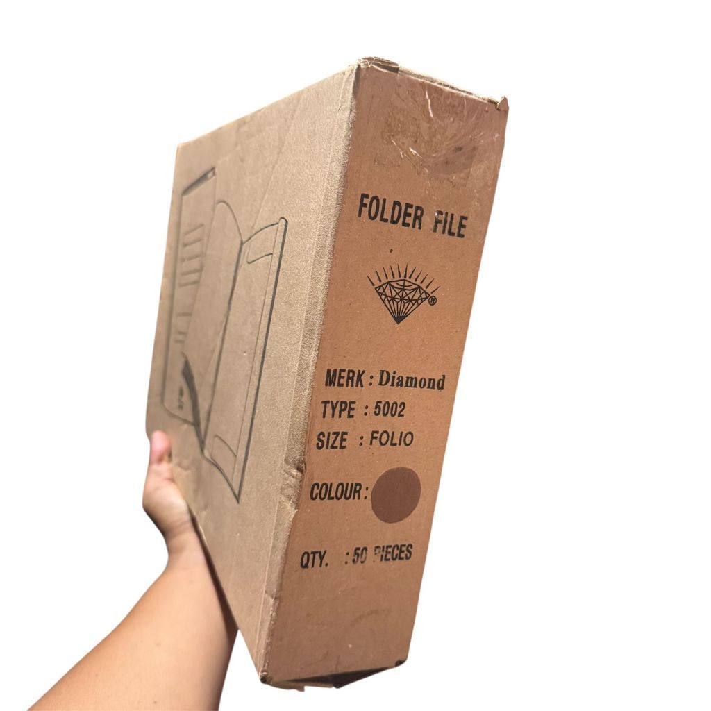 stop map diamond 5002 coklat / map diamond warna coklat / map kertas warna coklat / map diamond cokl