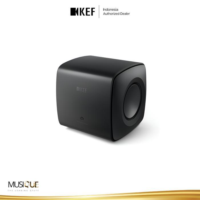 PROMO GASPOLL KEF KC62 Subwoofer The Biggest Small Subwoofer - Black
