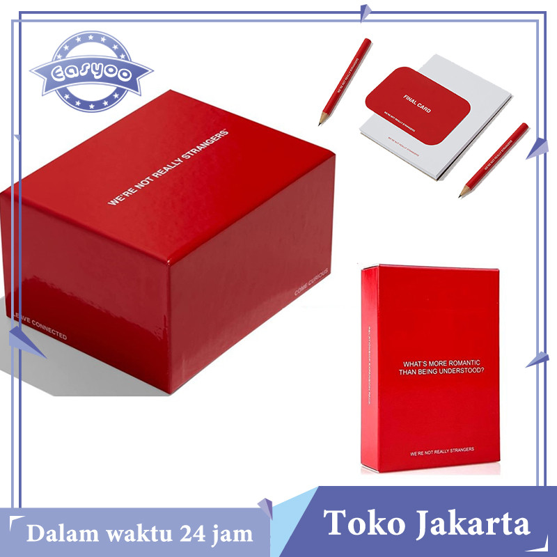 Permainan Kartu We’Re Not Really Strangers Ice Breaker Card Permainan Obrolan Kita Deeper Talk