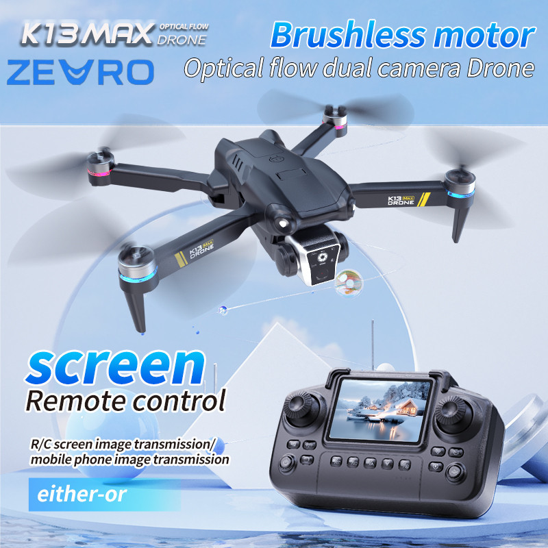 Drone K13 MAX Kamera HD – Drone RC Profesional Brushless Motor Fotografi Udara Jarak Jauh dengan Lay