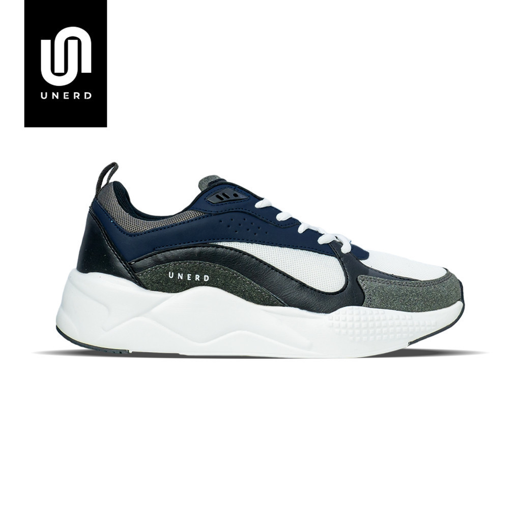 UNERD | Yukkuri Navy Blue | Sepatu Sneakers Casual Pria Wanita