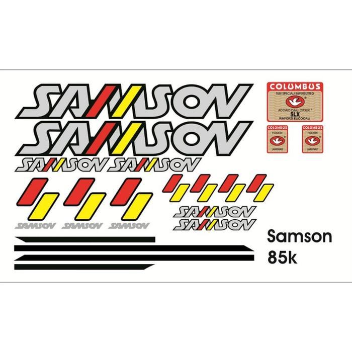 Decal sticker stiker frame fixie samson tommasini anchor bridgestone - Samson