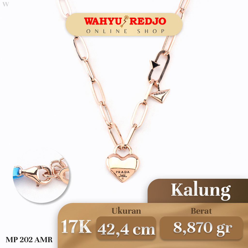 Kalung Emas 17K AMR Wahyu Redjo KL-17K-30647935-PMR
