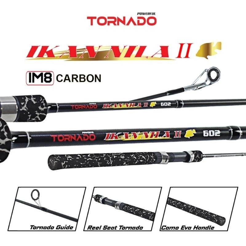 JORAN PANCING TORNADO IKAN NILA II JORAN SPINNING