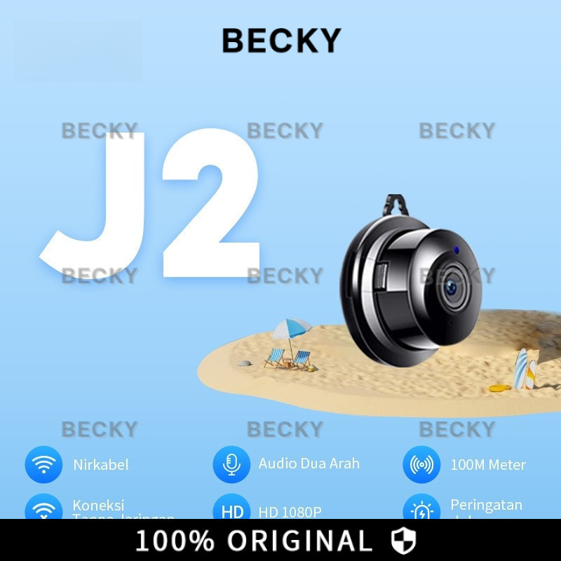 BECKY J2 CCTV Kecil HD Kamera tersembunyi Kamera CCTV Mini IP CCTV Camera Kamera keamanan