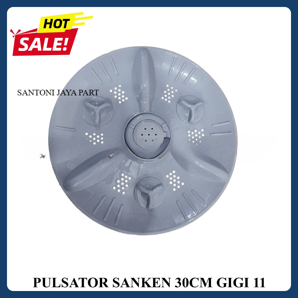 PULSATOR MESIN CUCI / PUTARAN BALING MESIN CUCI / PULSATOR SANKEN 30CM GIGI 11