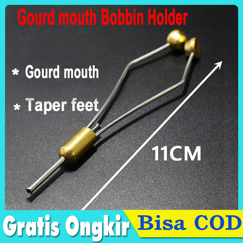 Bobbin Holder Assist Hook Alat Pengikat Kail Jigging Fly Fishing Holder Benang Assist Hook Keramik T